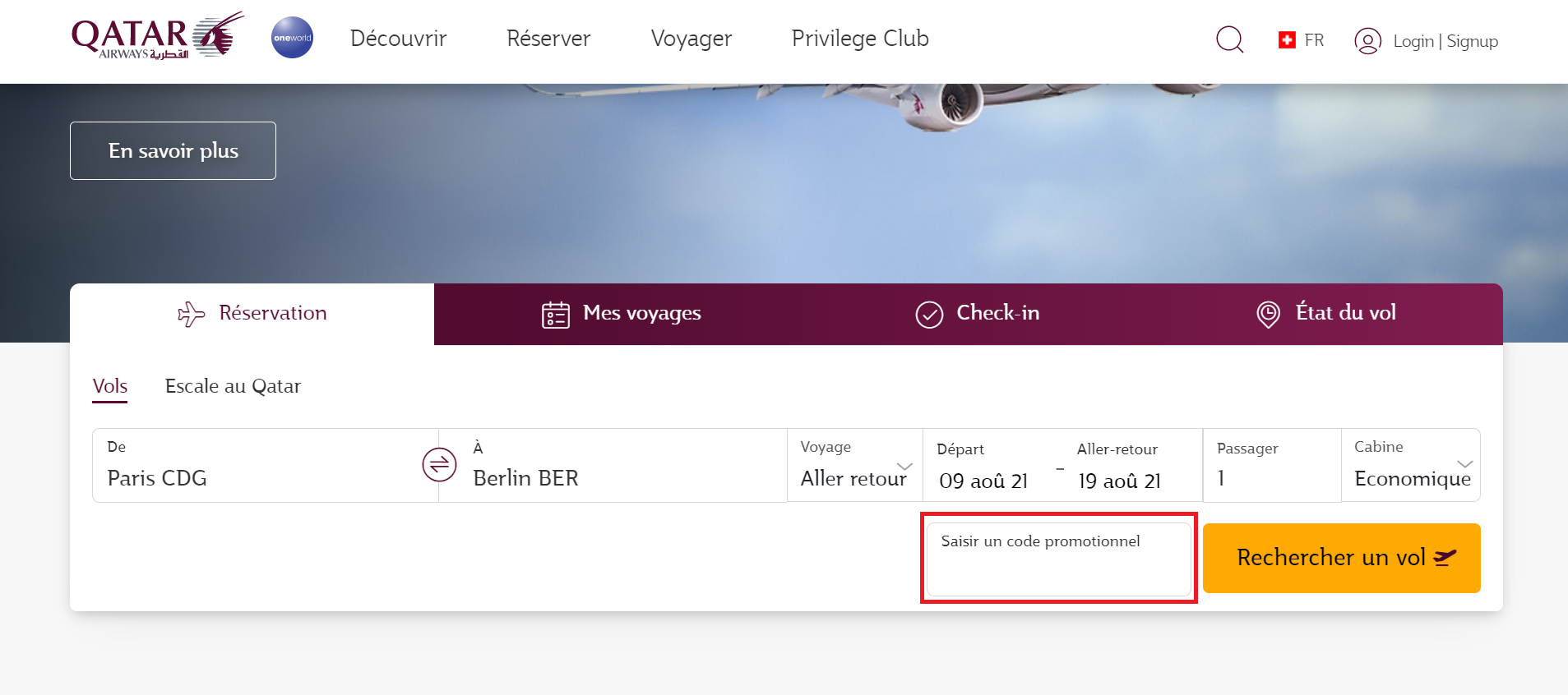 Qatar Promo Code Code Promo Qatar Airways Suisse - 10 % et 5 % de réduction - 2026